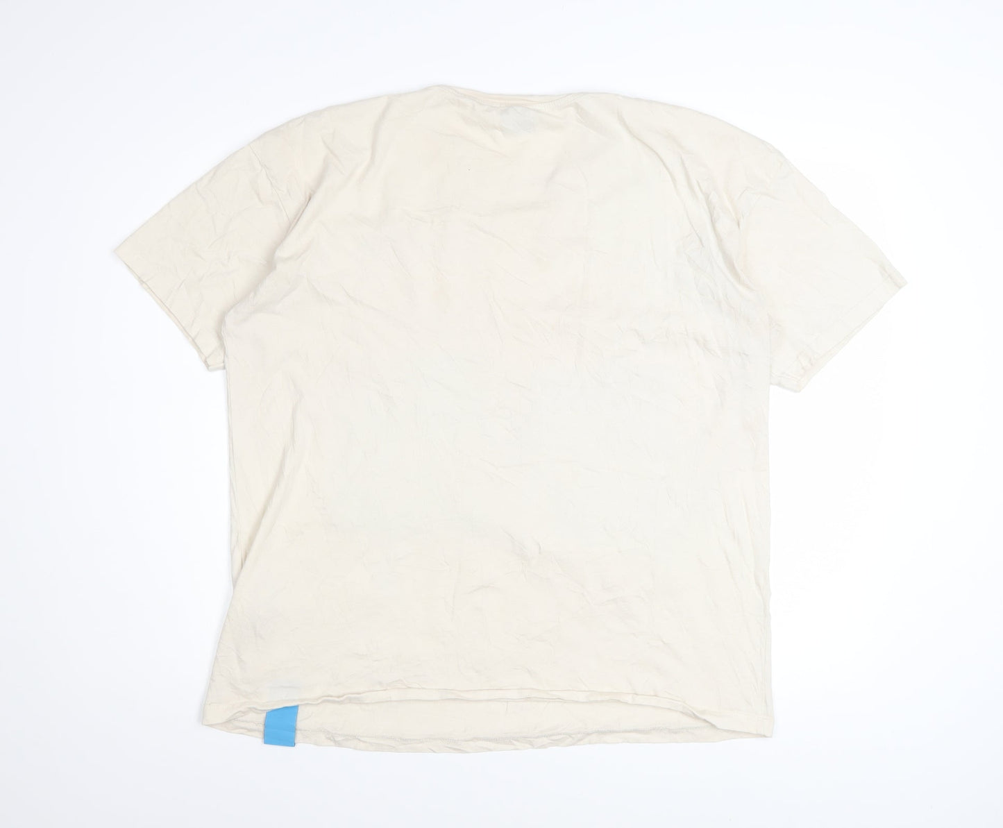 Pull & Bear The Beatles Ivory Women's T-Shirt L Short Sleeve Graphic Retro