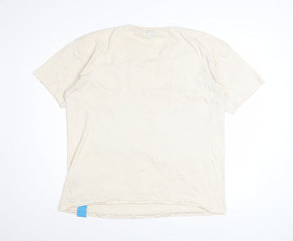 Pull & Bear The Beatles Ivory Women's T-Shirt L Short Sleeve Graphic Retro