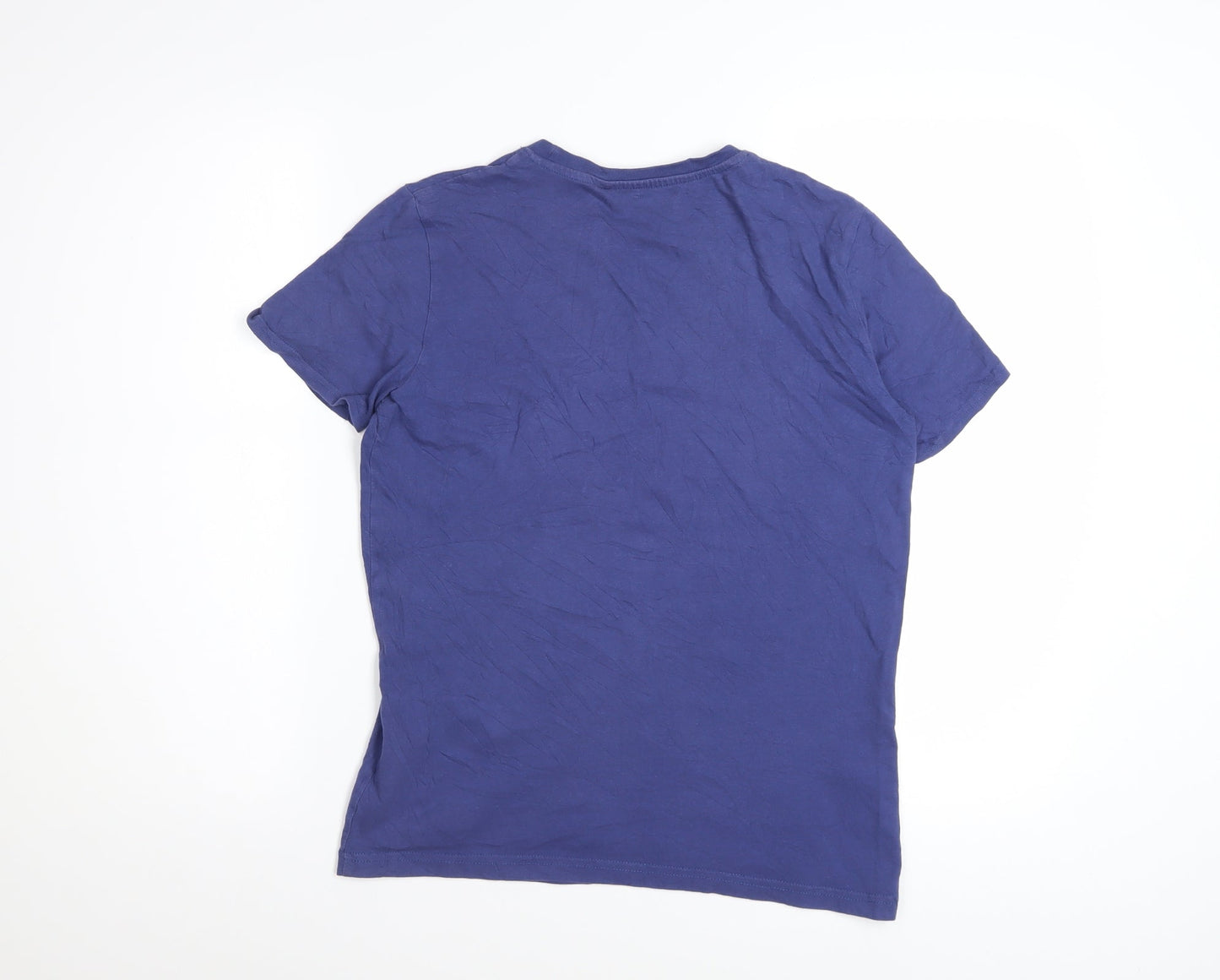 Lyle & Scott Boys Blue 14-15 Years Cotton Crew Neck Logo T-Shirt