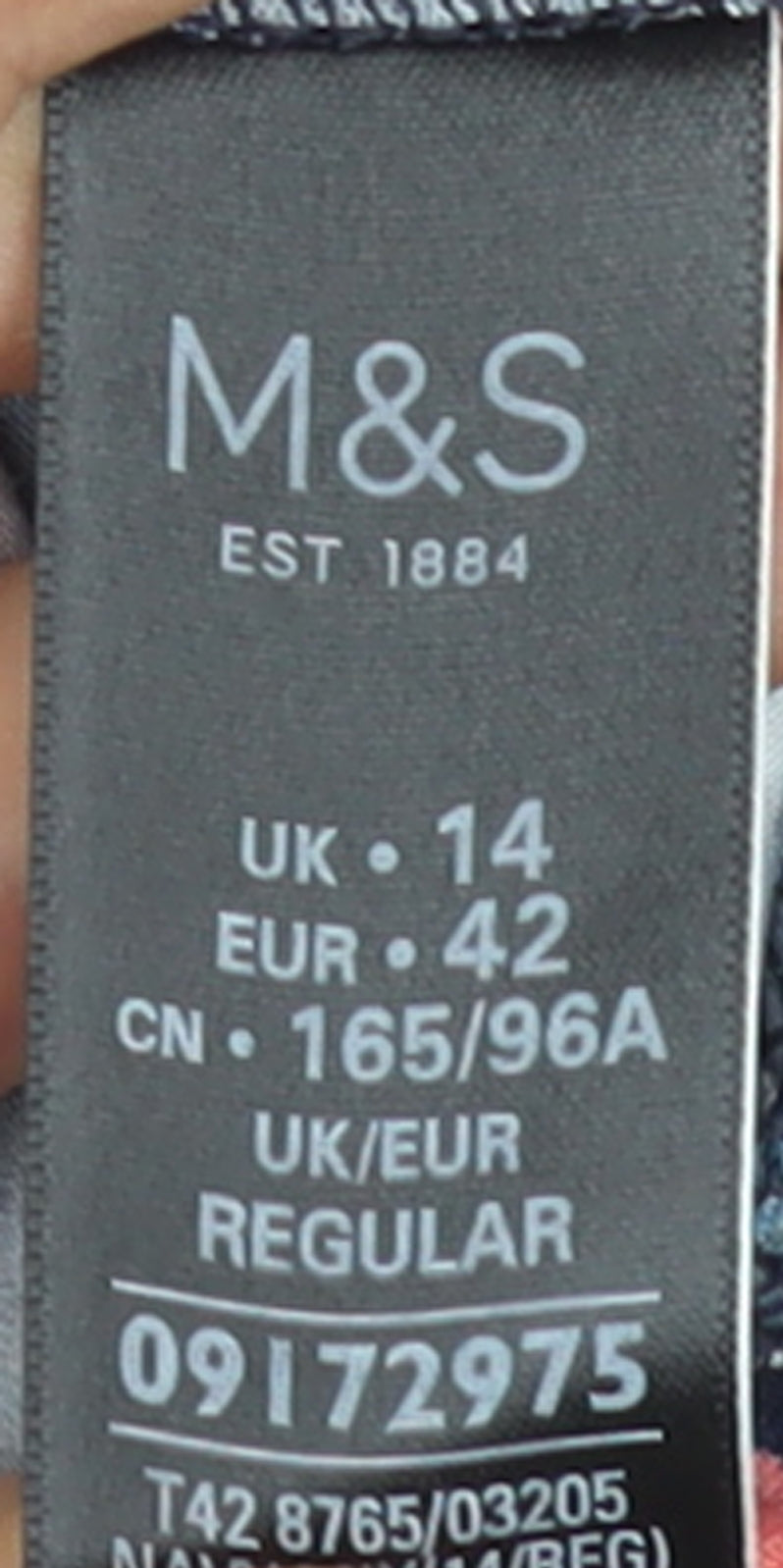 Marks and Spencer Womens Multicoloured Floral Viscose Bodycon Dress Size 14