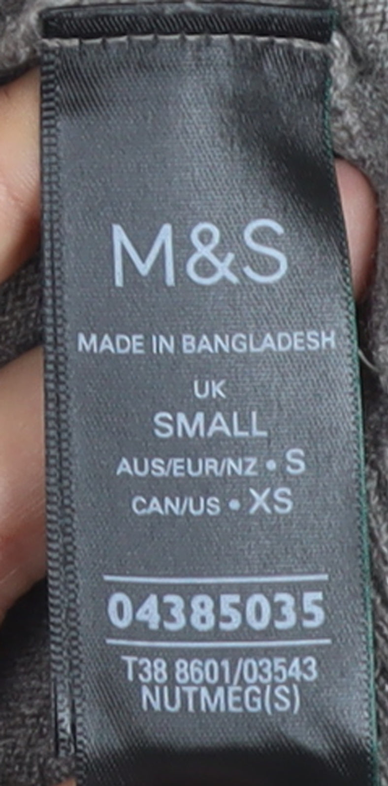 Marks and Spencer Women’s Grey V-Neck Pullover Jumper Small