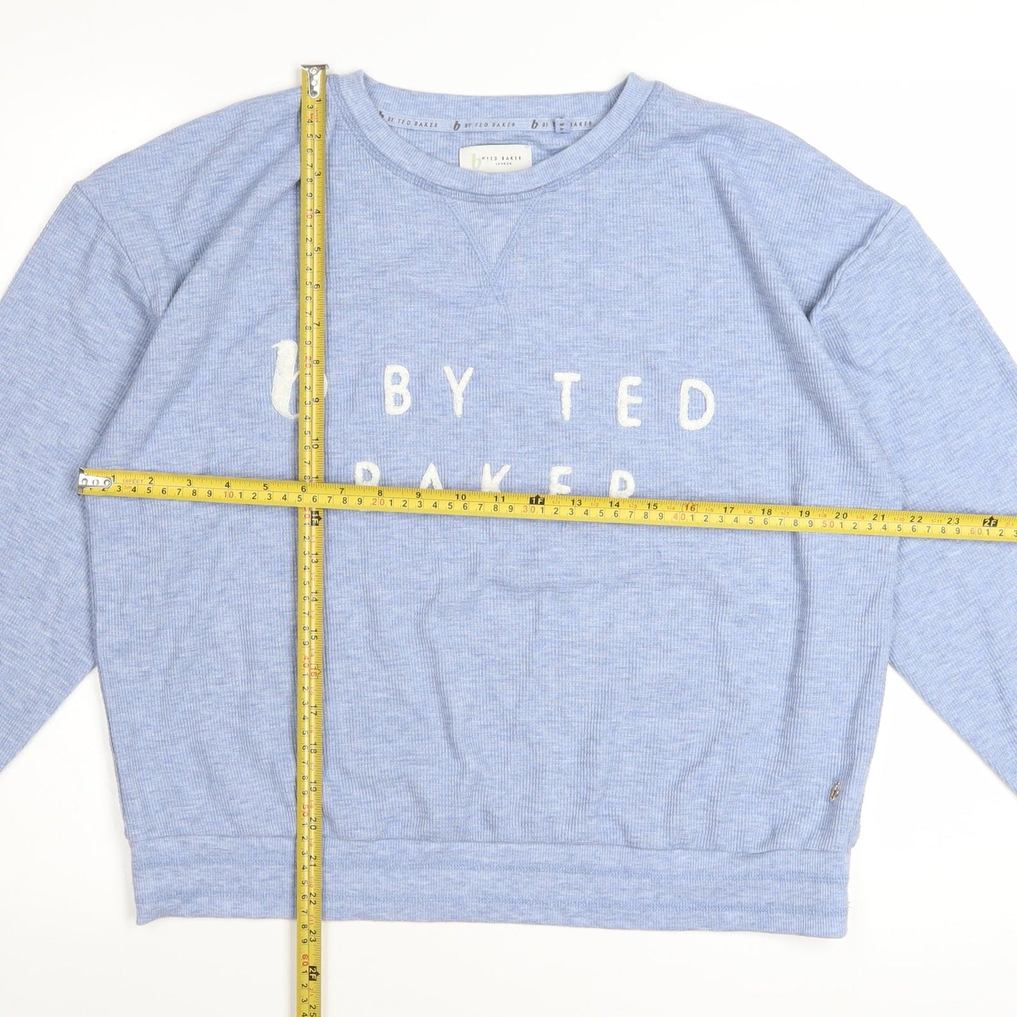 Ted Baker Women’s Blue Logo Pullover Sweatshirt Size 16