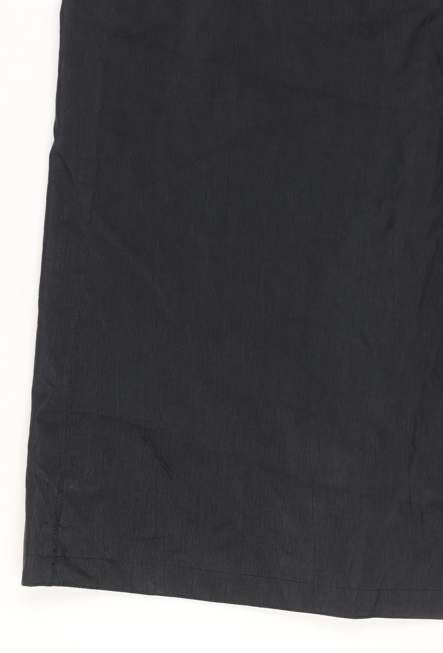 Rue Grenelle Women's Black Long Trench Coat Size 16 Waterproof