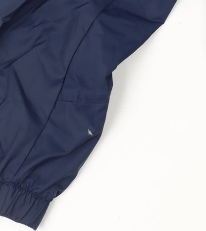 Nike Boys Blue 10-12 Years Windbreaker Jacket Lightweight Zip Sports Top