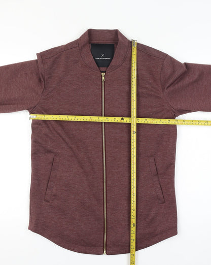 Clean Cut Copenhagen Men's Brown Bomber Jacket Size M Zip Up Cotton Blend