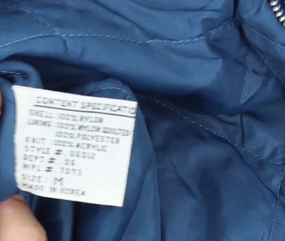 Sears Men's Blue M Insulated Nylon Belted Winter Snow Pants
