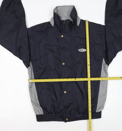 Pro Sport Men's Blue Small Windbreaker Jacket Lightweight Activewear