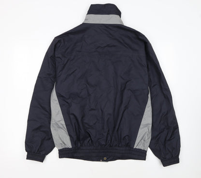 Pro Sport Men's Blue Small Windbreaker Jacket Lightweight Activewear