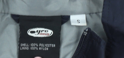 Pro Sport Men's Blue Small Windbreaker Jacket Lightweight Activewear