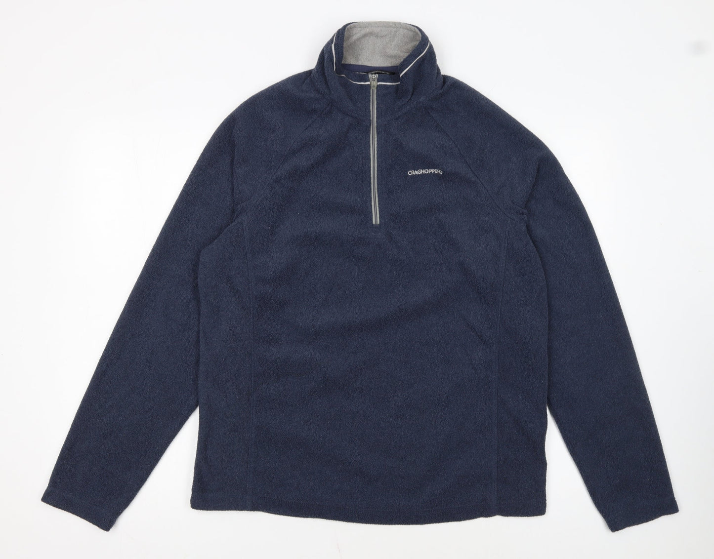 Craghoppers Mens Blue Fleece 1/2 Zip Pullover Sweatshirt M