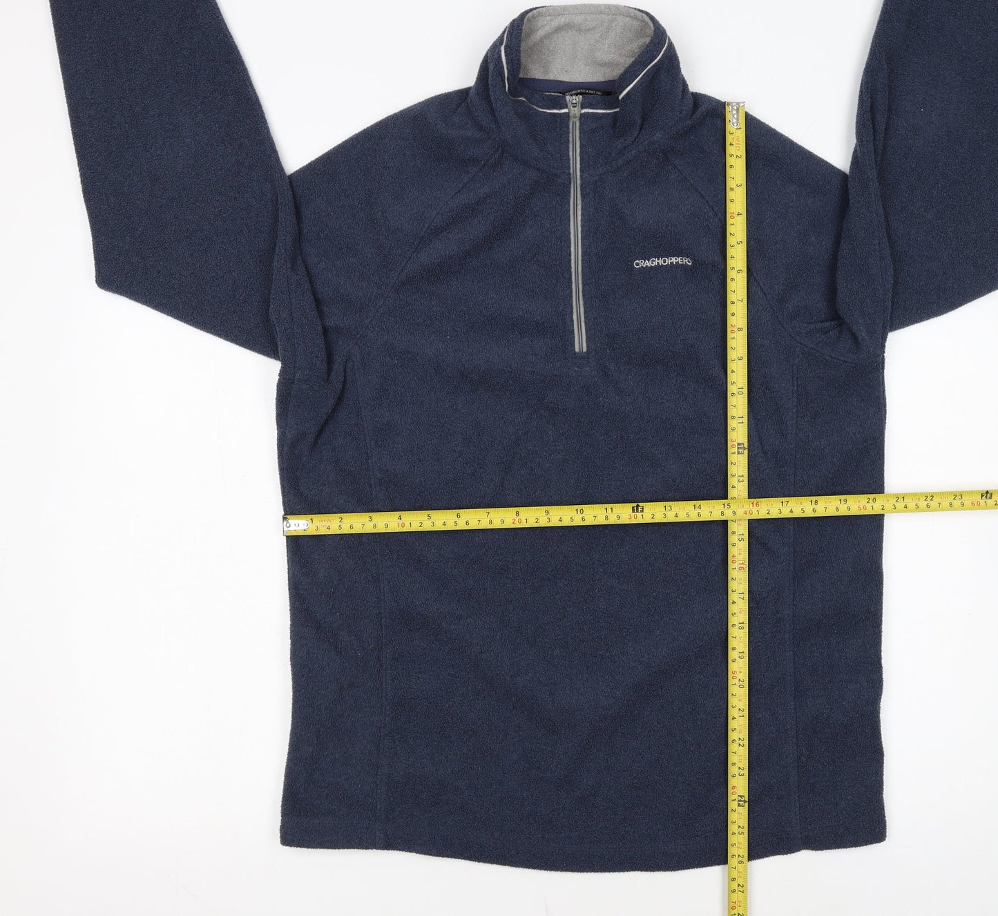Craghoppers Mens Blue Fleece 1/2 Zip Pullover Sweatshirt M