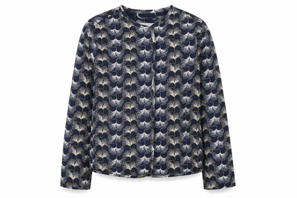 Marks & Spencer Per Una Women's Blue Floral Jacket Size 12
