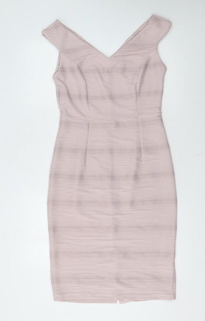 Stella Morgan Women’s Pink Size 12 Sleeveless Bodycon Dress