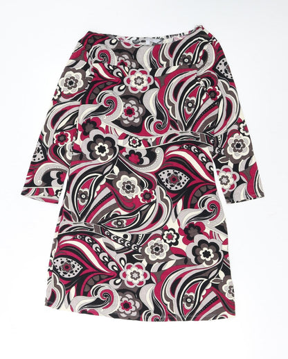 Red Herring Women’s Multicoloured Size 12 Shift Dress