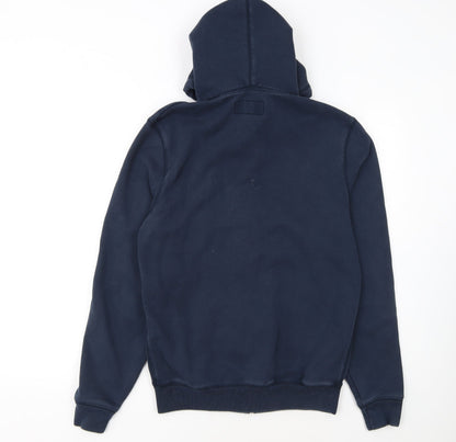 Jack Wills Men's Blue Full Zip Classic Fit Hoodie M