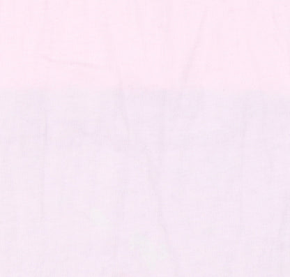 ASOS Design Women's Pink Colourblock Ringer T-Shirt Size 8