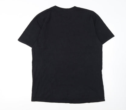 Hobo Jack Men's Black Large Graphic Print T-Shirt