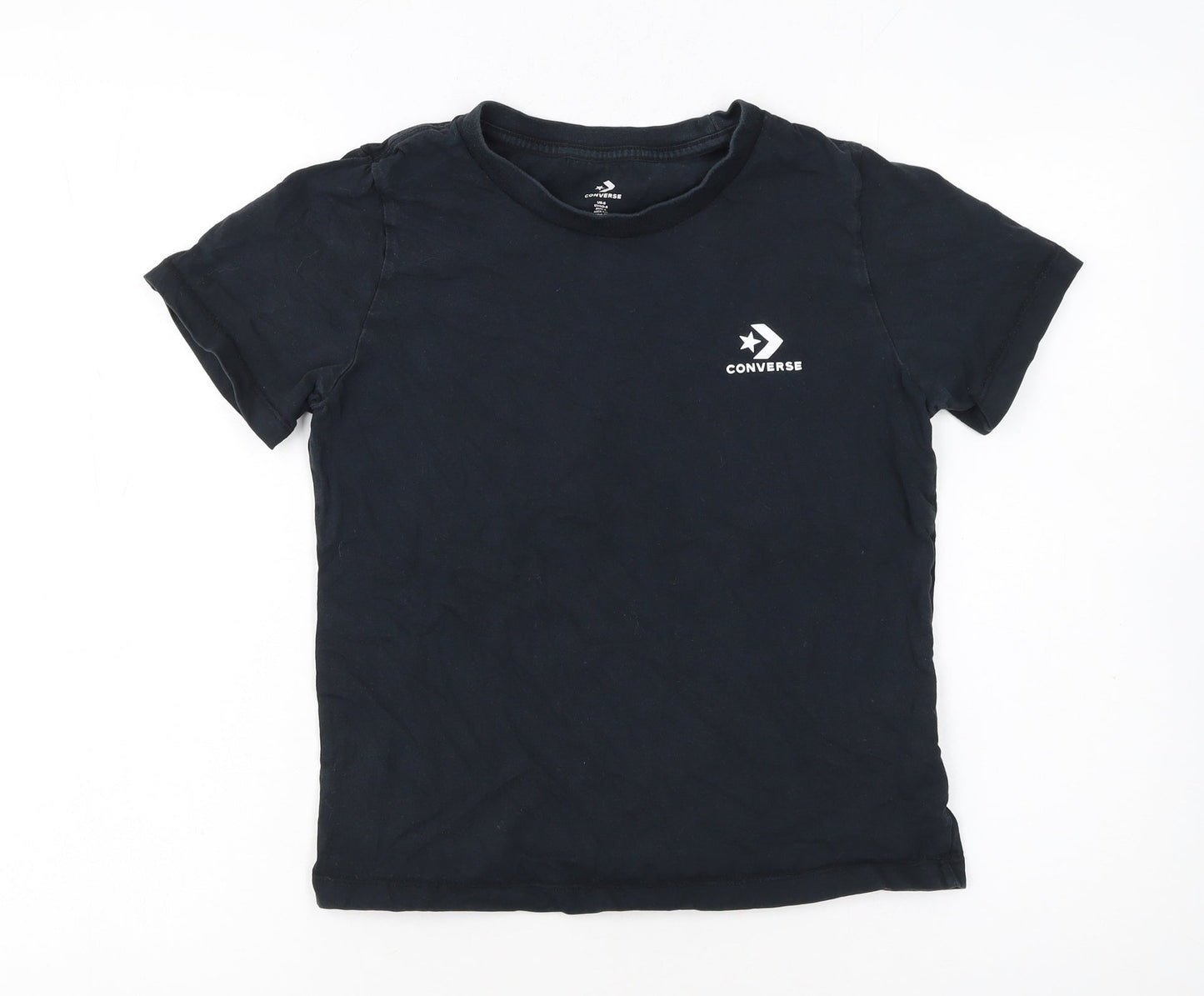 Converse Boys Black Short Sleeve Logo T-Shirt 5-6 Years