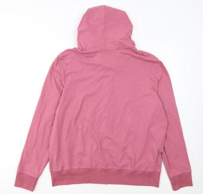 Gray & Osbourn Women Pink Full Zip Hoodie Size 20 Cotton Blend