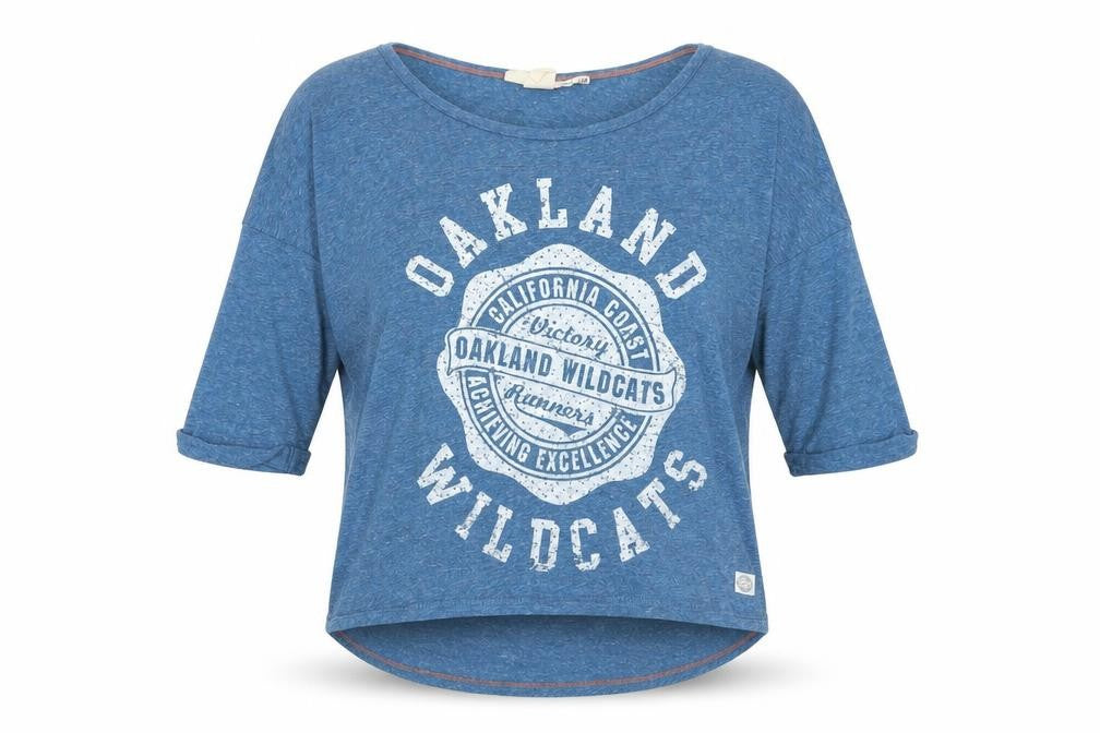 H&M Women’s Blue Oakland Wildcats Relaxed Jersey T-Shirt Size L