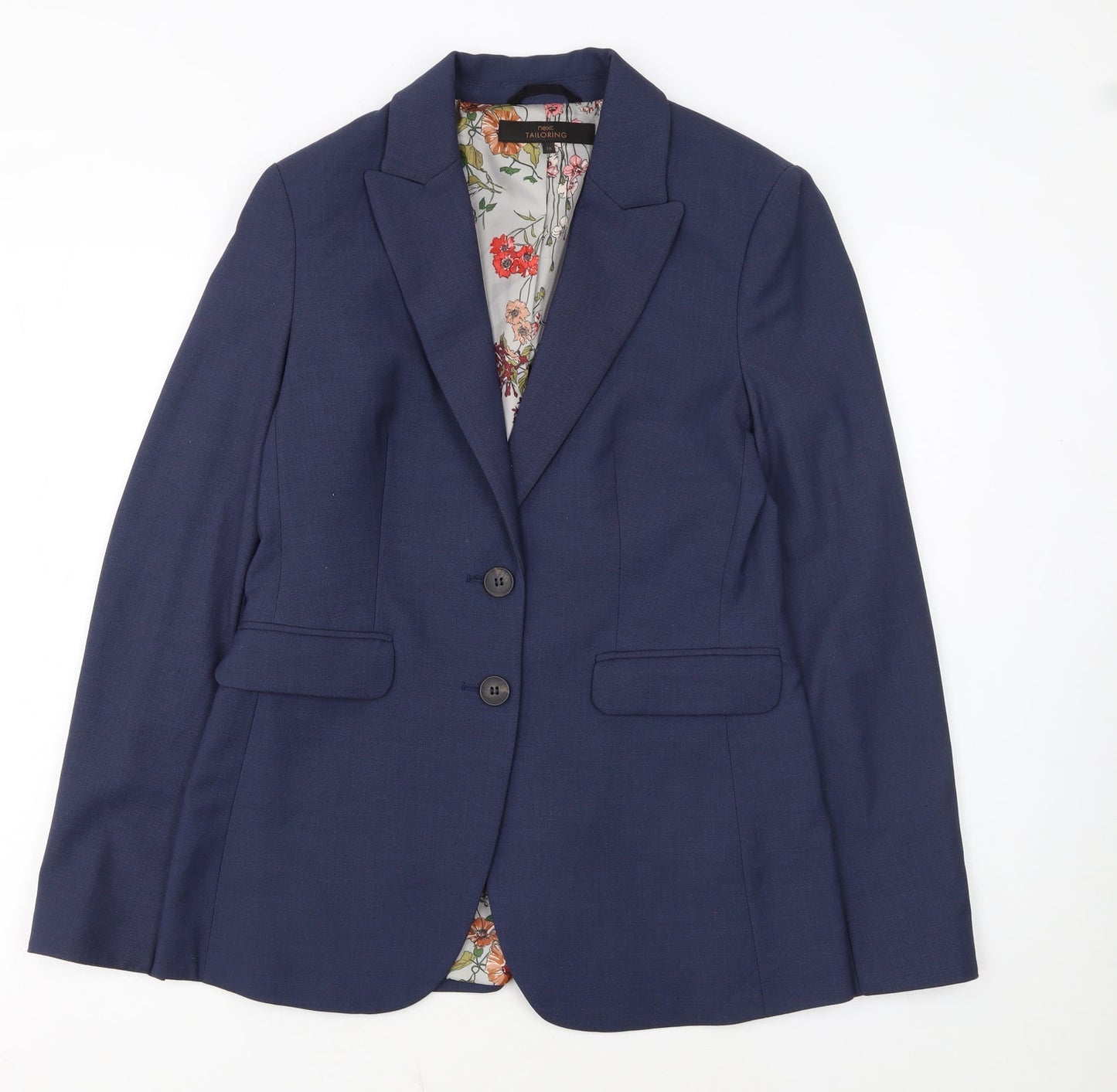 Next Women’s Blue Tailored Blazer Jacket Size 10