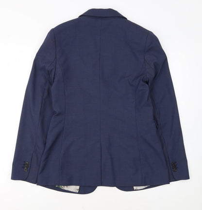 Next Women’s Blue Tailored Blazer Jacket Size 10