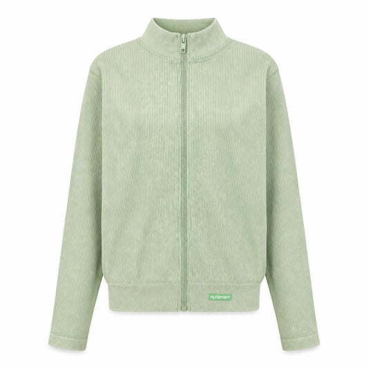 PrettyLittleThing Women’s Green Track Jacket Size S Full Zip Activewear