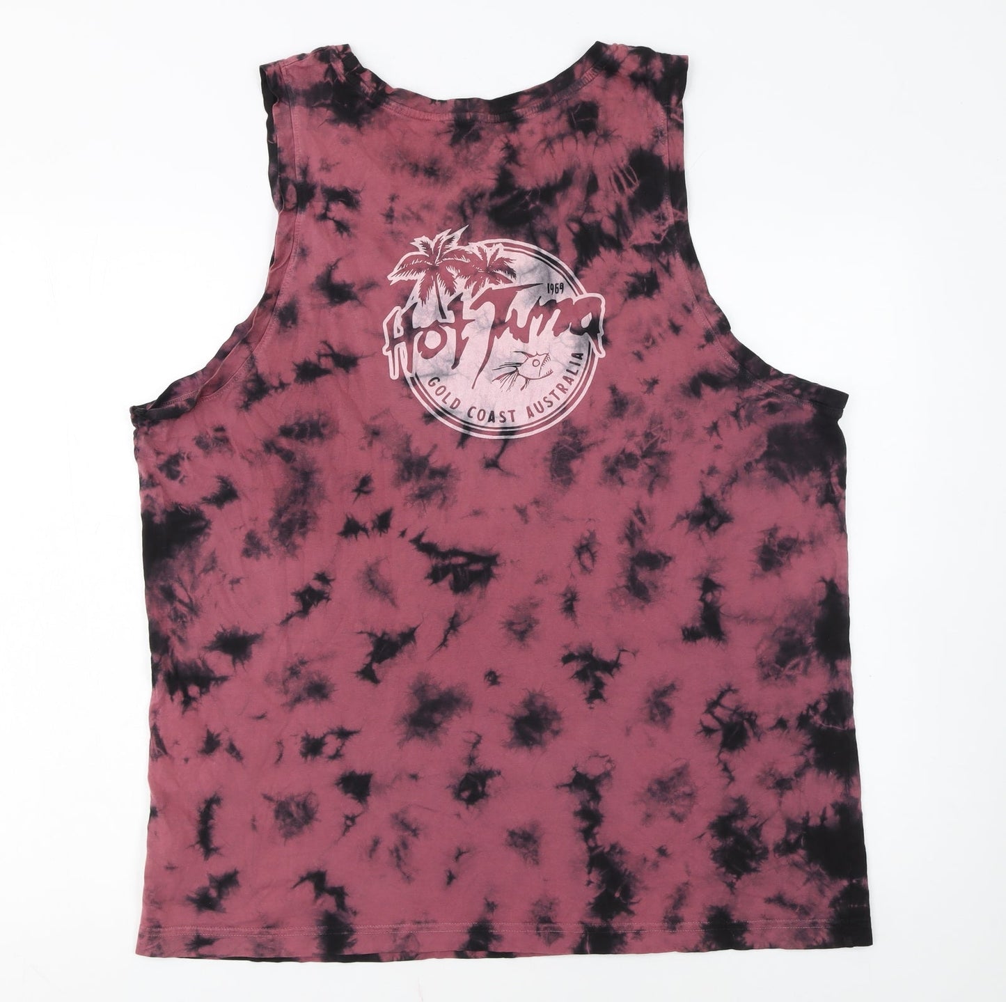 Hot Tuna Men's Multicoloured XL Sleeveless Tie-Dye T-Shirt