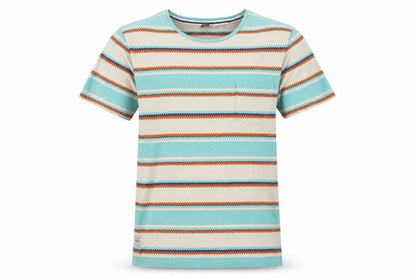 Jack & Jones Men's Multicoloured Striped Cotton T-Shirt Size M