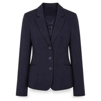 Next Women Navy Blue Single-Breasted Suit Jacket Size 12L