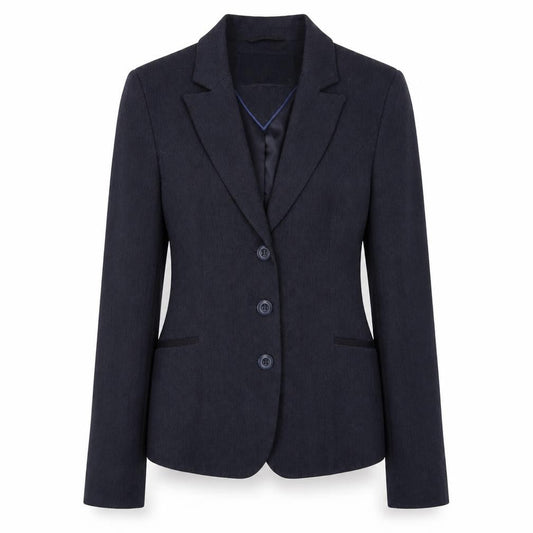 Next Women Navy Blue Single-Breasted Suit Jacket Size 12L