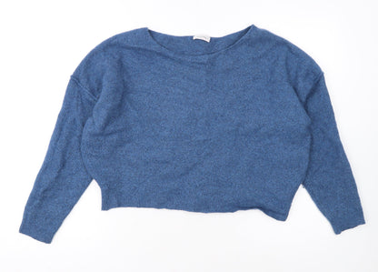 American Vintage Women Blue Wool Blend Pullover Jumper XS