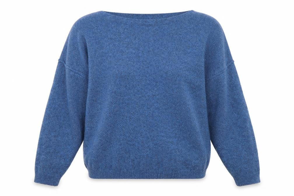 American Vintage Women Blue Wool Blend Pullover Jumper XS