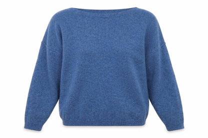 American Vintage Women Blue Wool Blend Pullover Jumper XS