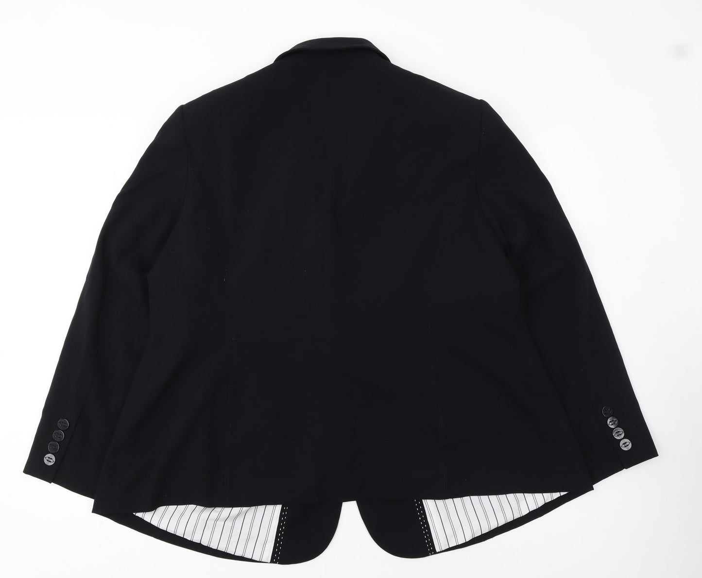 Marks and Spencer Women's Black Size 24 Classic Single-Breasted Blazer