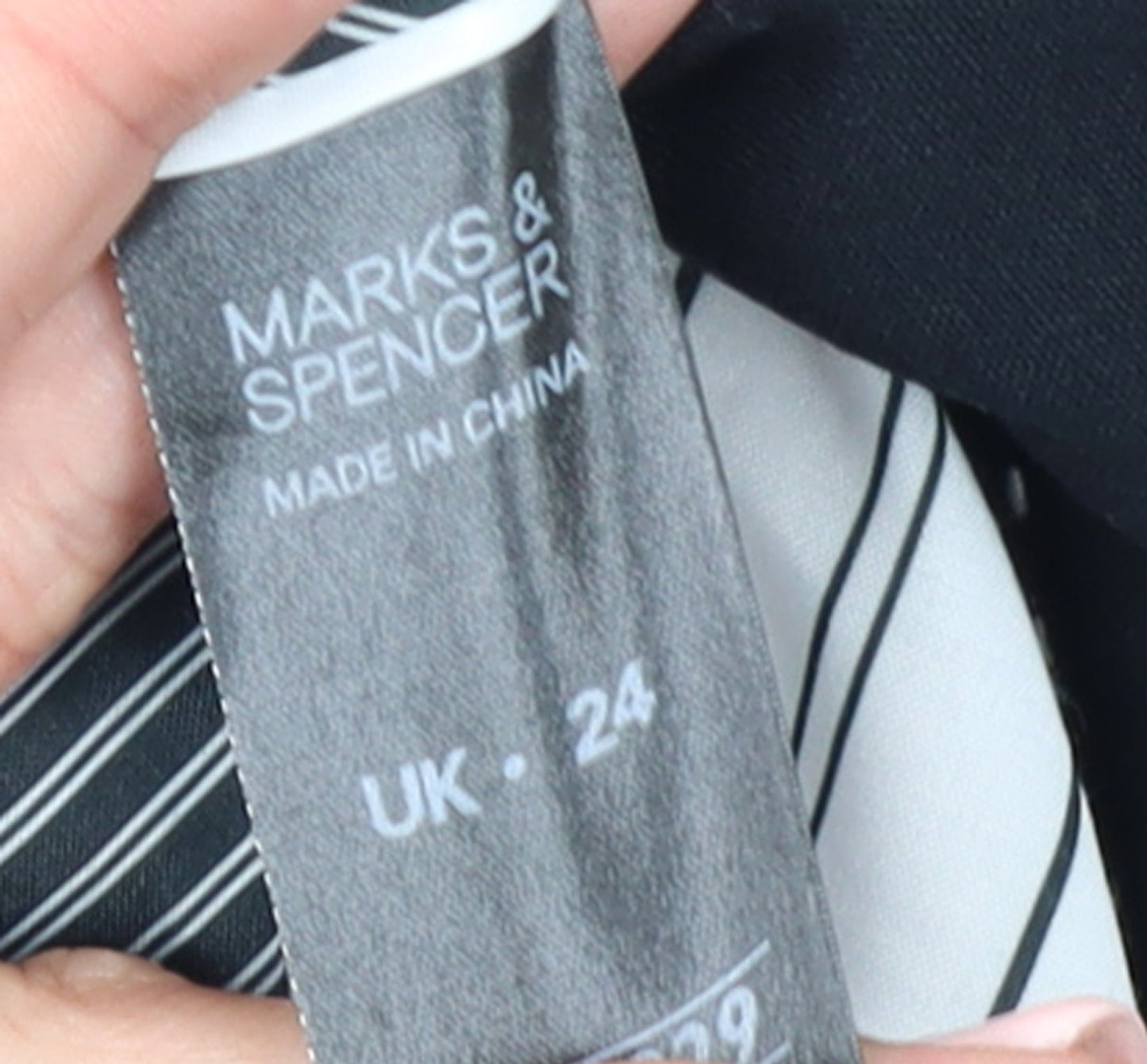 Marks and Spencer Women's Black Size 24 Classic Single-Breasted Blazer