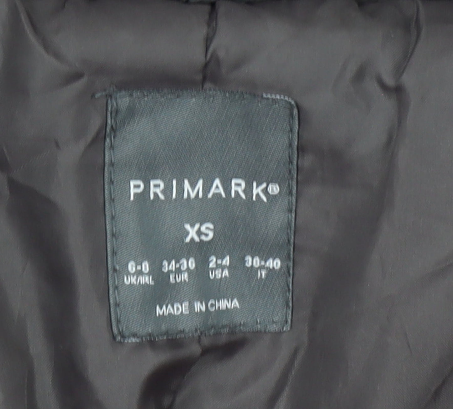 Primark Womens Brown Faux Fur Long Coat XS Winter Overcoat