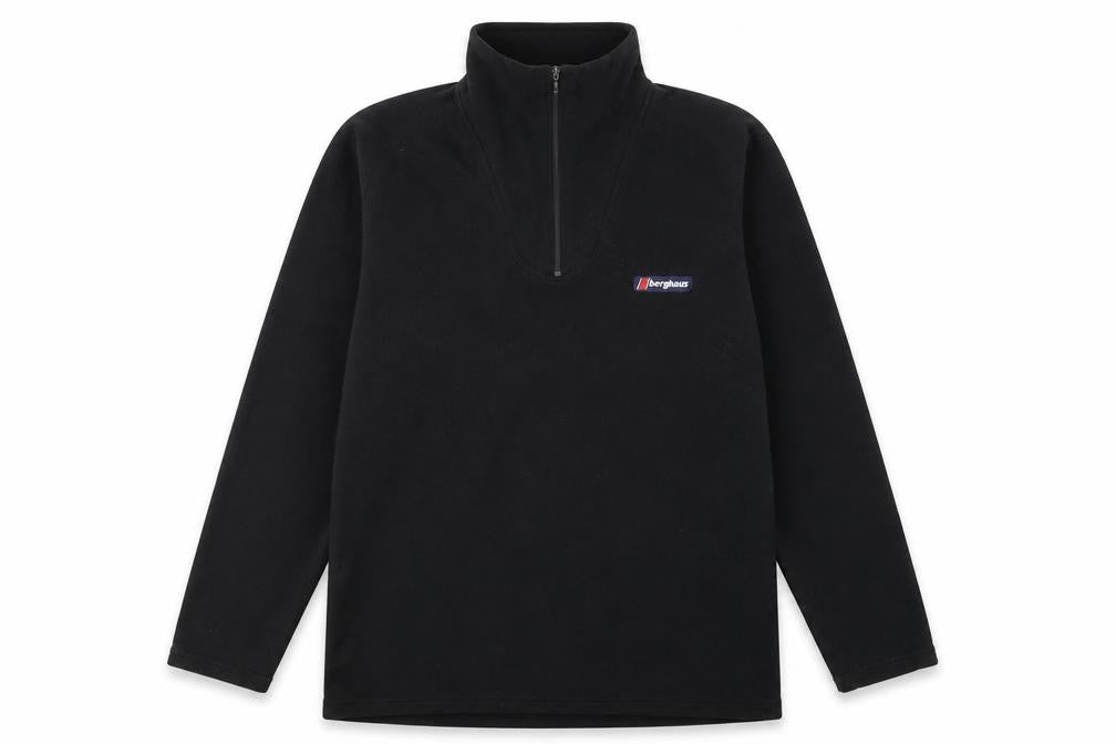 Berghaus Men's Black Fleece Half Zip Pullover Sweatshirt L
