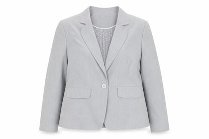 Marks and Spencer Women’s Grey Size 20 Single-Breasted Blazer