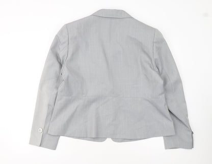 Marks and Spencer Women’s Grey Size 20 Single-Breasted Blazer