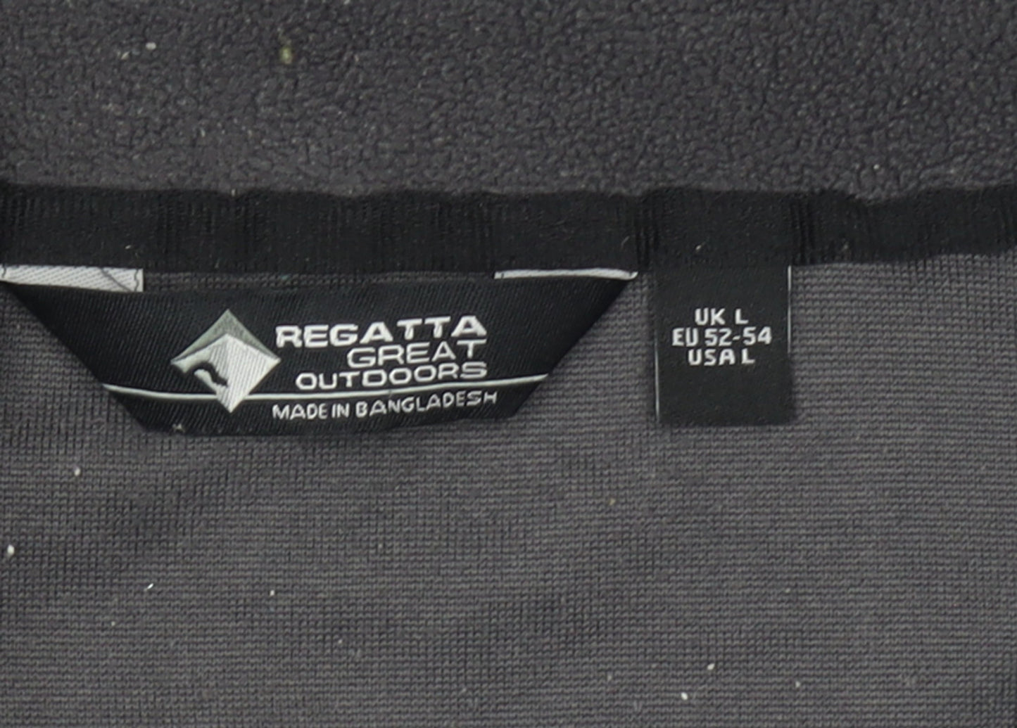 Regatta Men’s Black Fleece 1/4 Zip Pullover Sweatshirt L