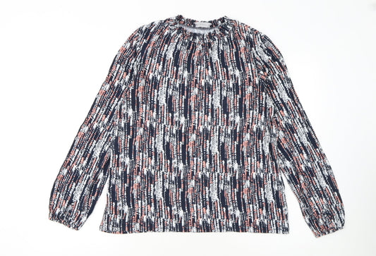 Marks and Spencer Womens Multicoloured Jersey Blouse Size 14