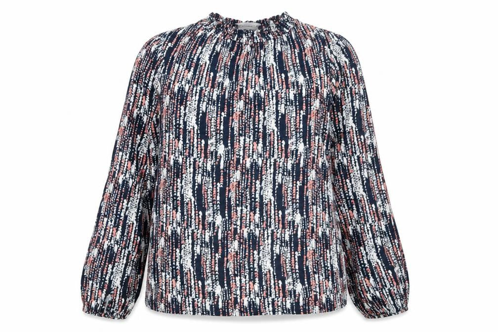 Marks and Spencer Womens Multicoloured Jersey Blouse Size 14