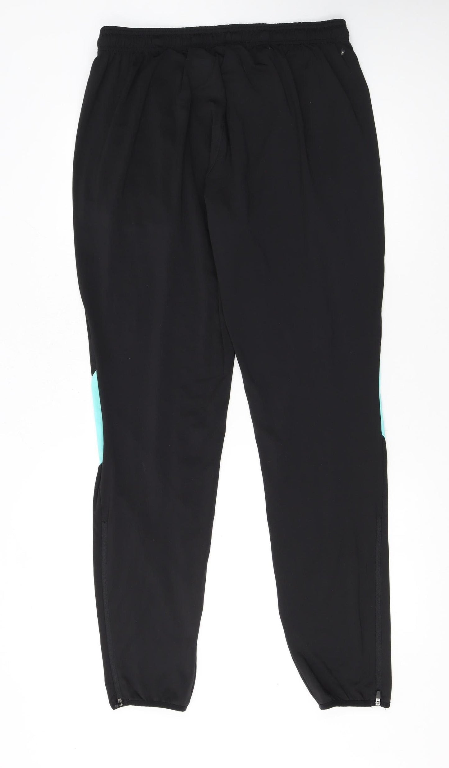 Macron Men's Black Track Pants XXL Polyester Elastane Joggers