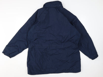 Regatta Womens Blue Waterproof Mid-Length Rain Coat Jacket UK 16