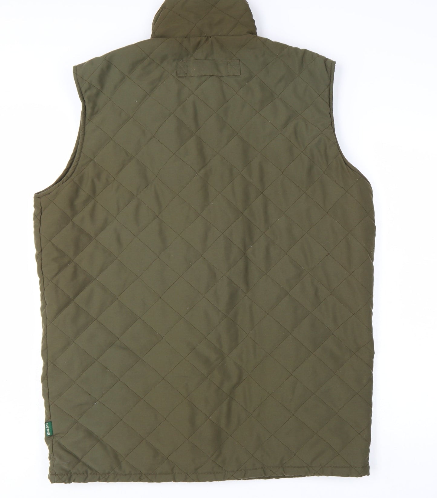 Land Rover Men's Green XS Quilted Padded Waistcoat