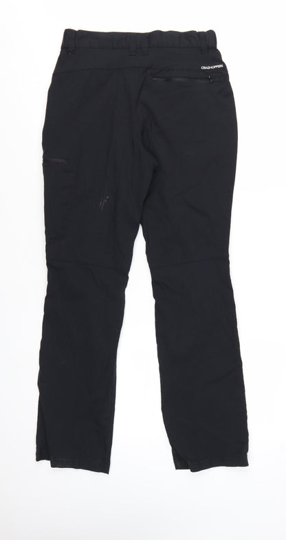 Craghoppers Men's Black 30R Cargo Trousers Polyamide Blend
