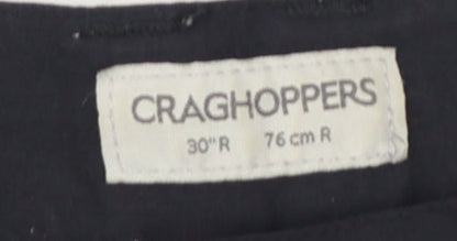Craghoppers Men's Black 30R Cargo Trousers Polyamide Blend