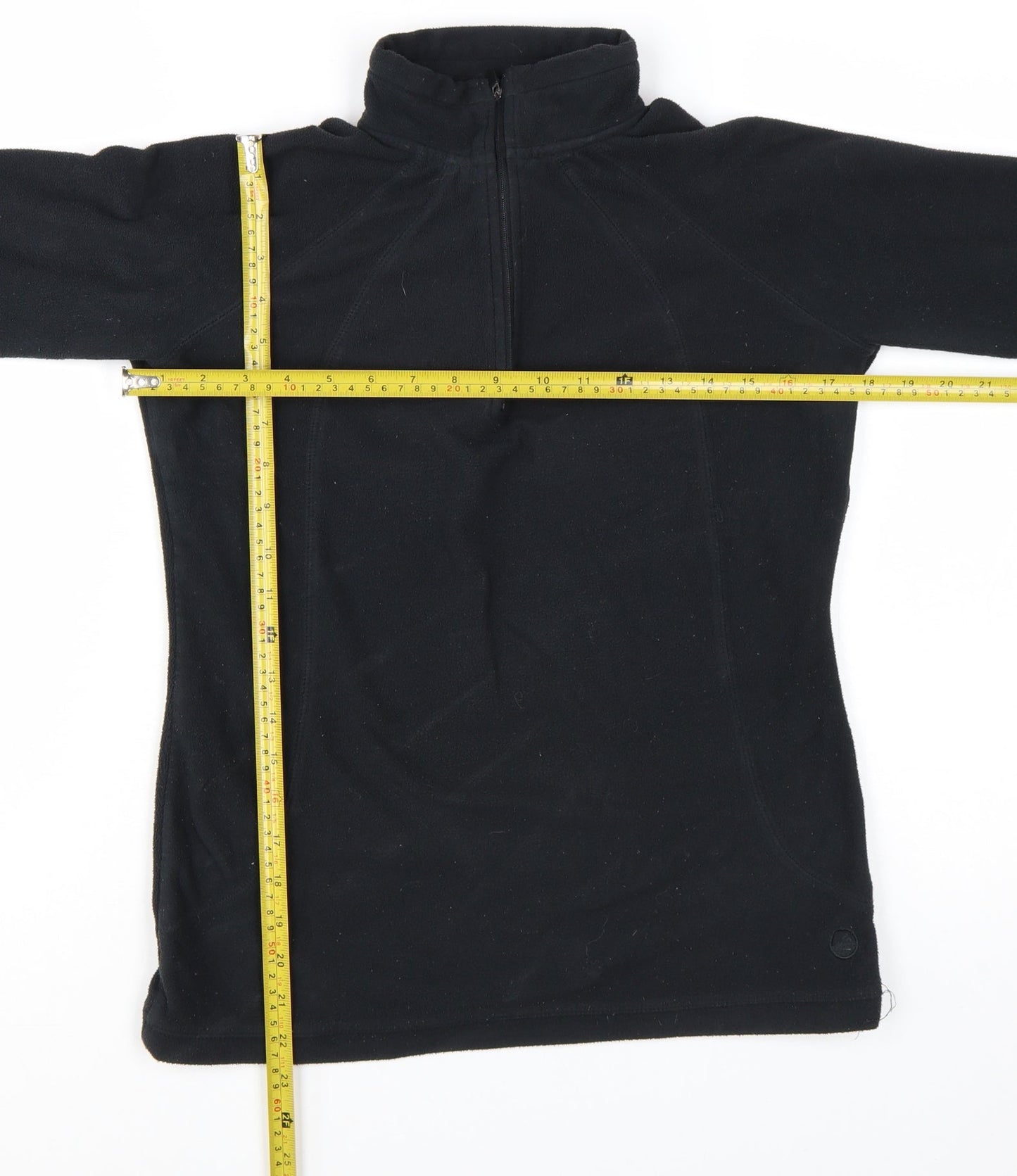 Peter Storm Women's Black Size 8 1/2 Zip Fleece Pullover Sweatshirt