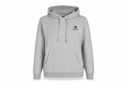 Converse Womens Grey Pullover Hoodie L Cotton Blend Casual